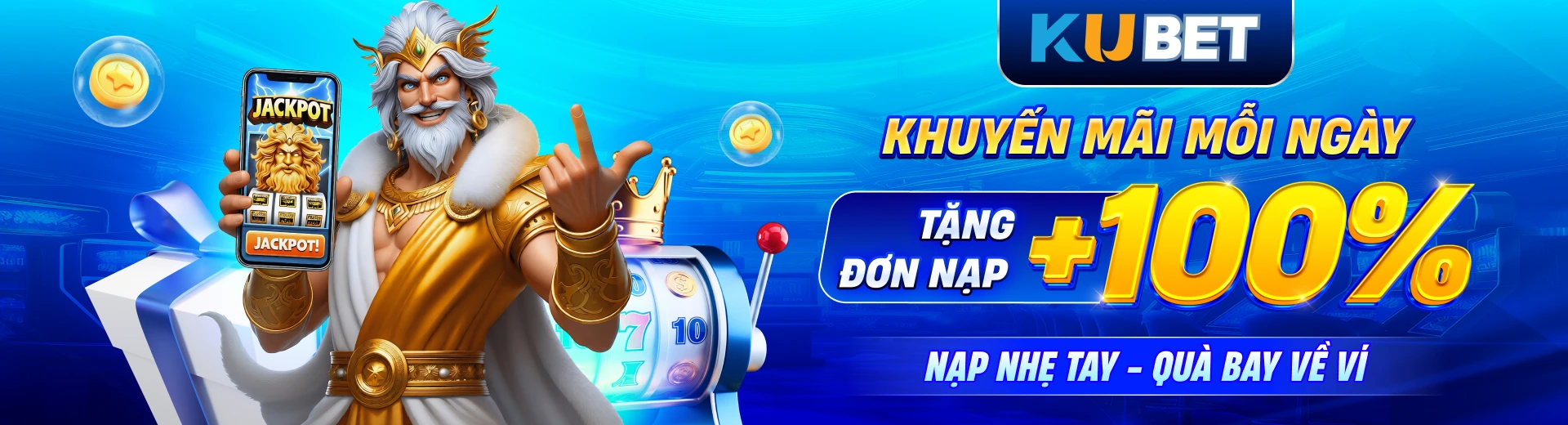 Banner nội dung Casino, Thể thao và ứng dụng Kubet